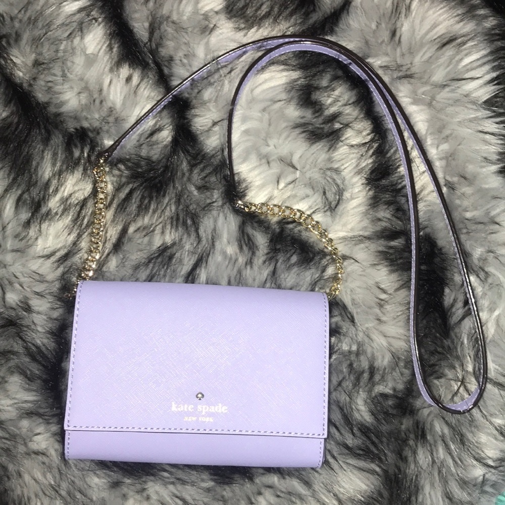 Kate Spade Crossbody Clutch, Lavendar